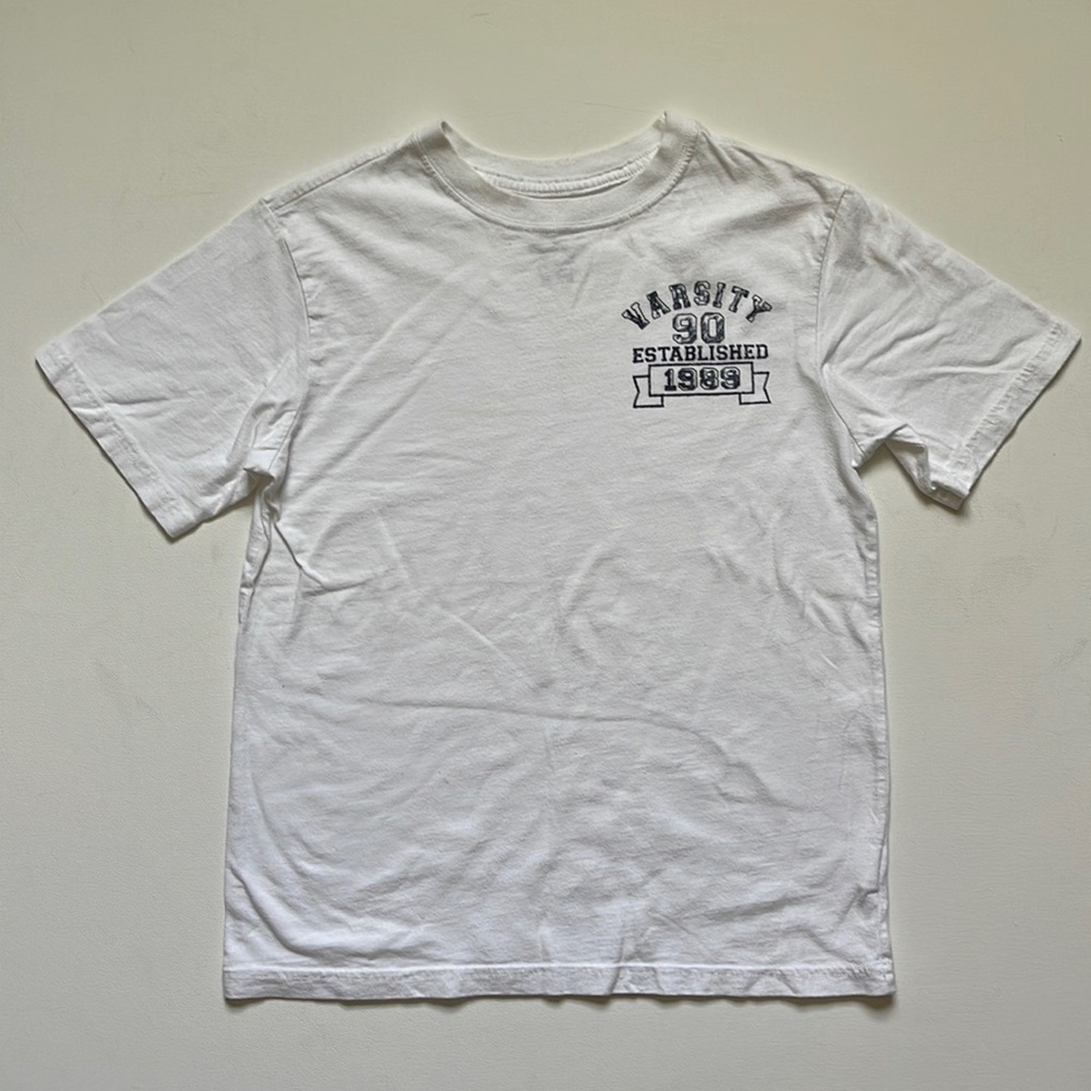 The Children's Place Boys Short Sleeve T-shirt | white | small